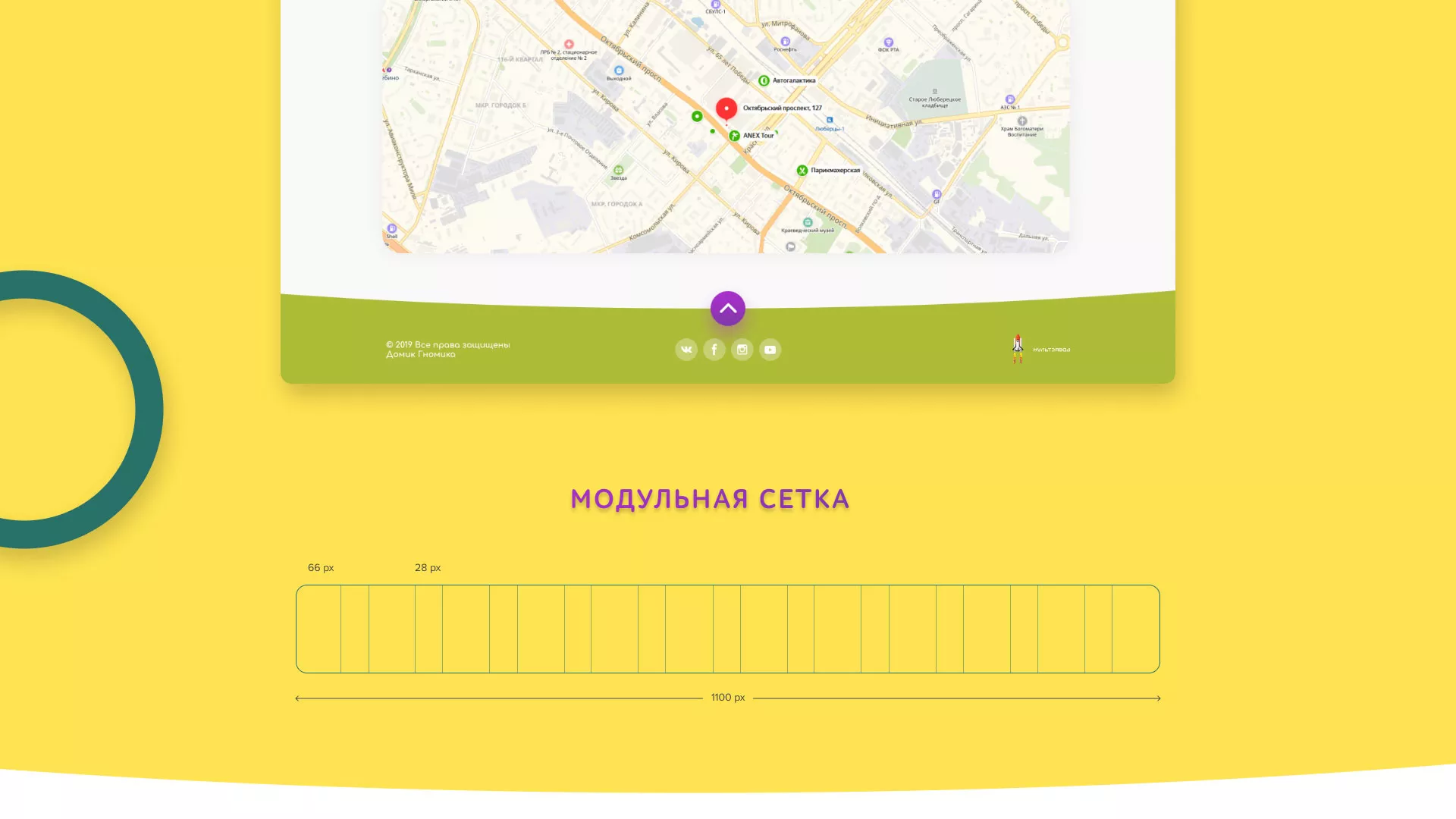 Разработка сайта детского активити-клуба «Домик гномика» в Красавино