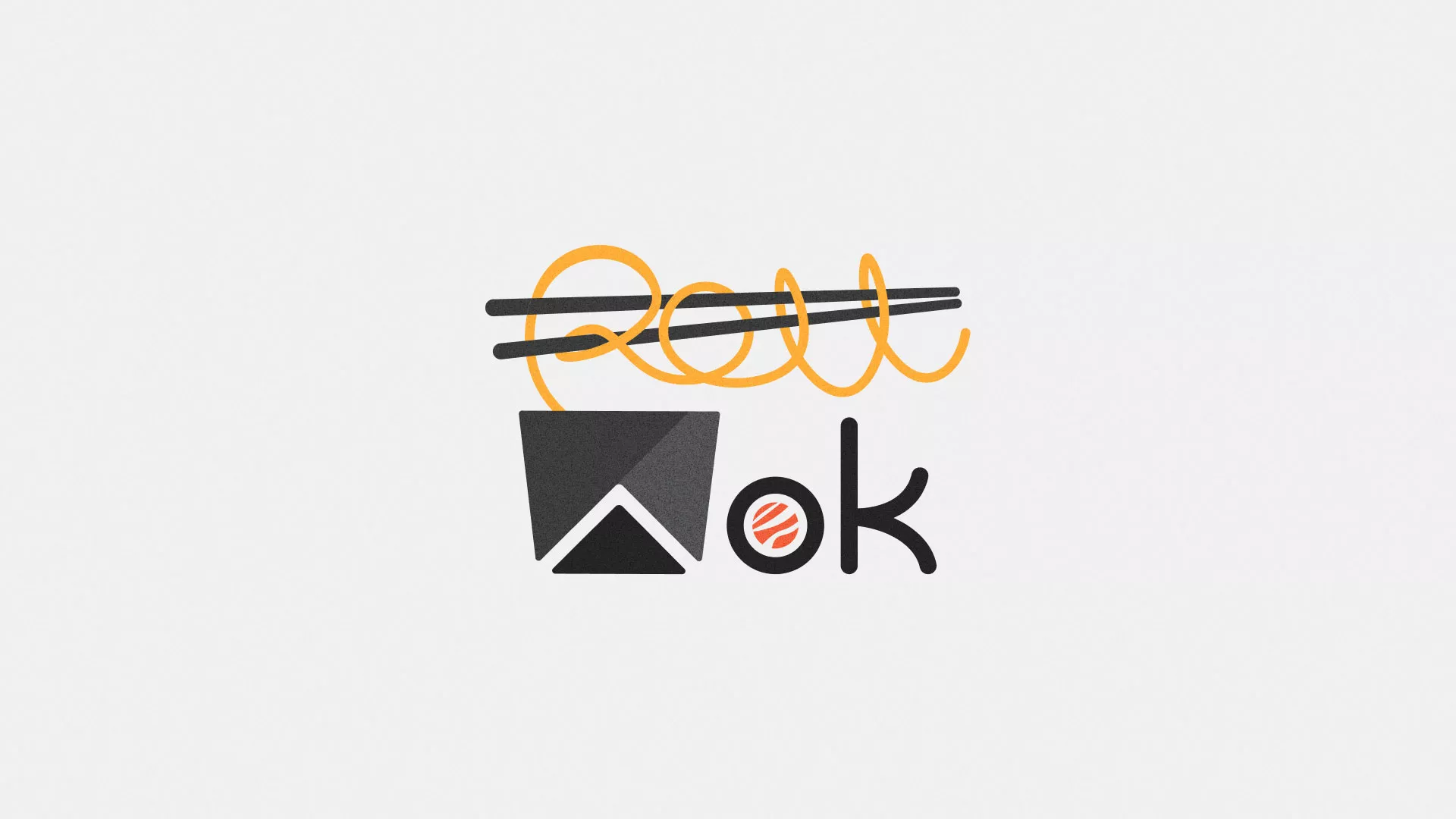 Разработка логотипа в Красавино для суши-бара «Roll Wok Club» Разработка логотипа в Красавино для суши-бара «Roll Wok Club»