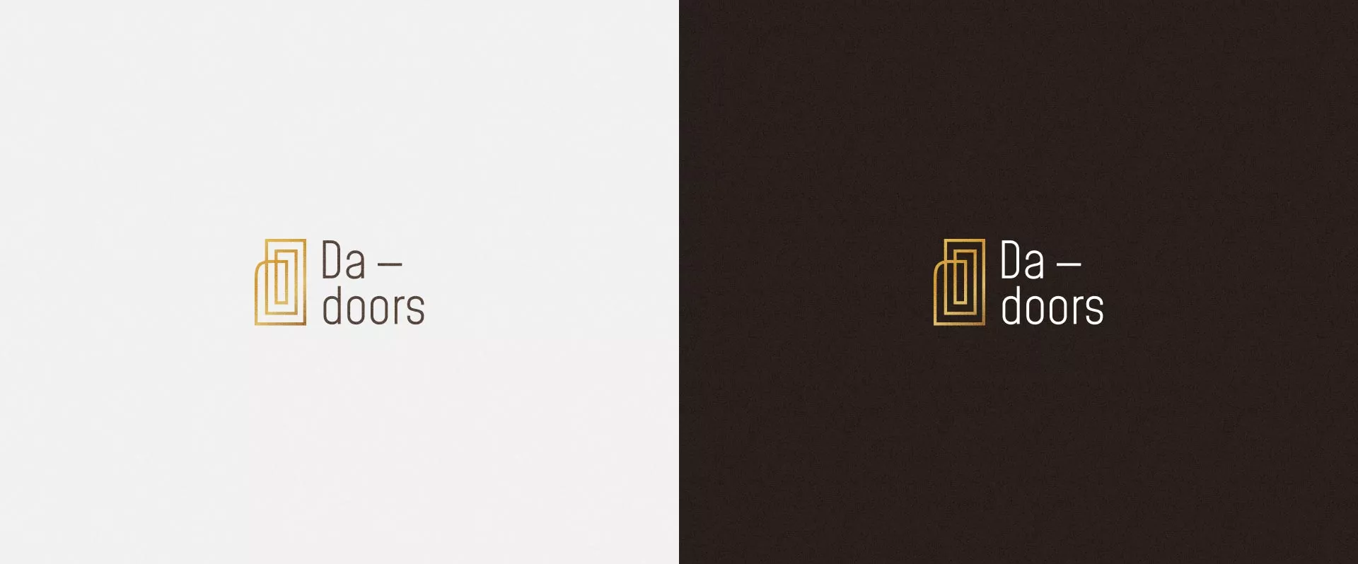 Разработка логотипа для компании «DA-DOORS» в Красавино